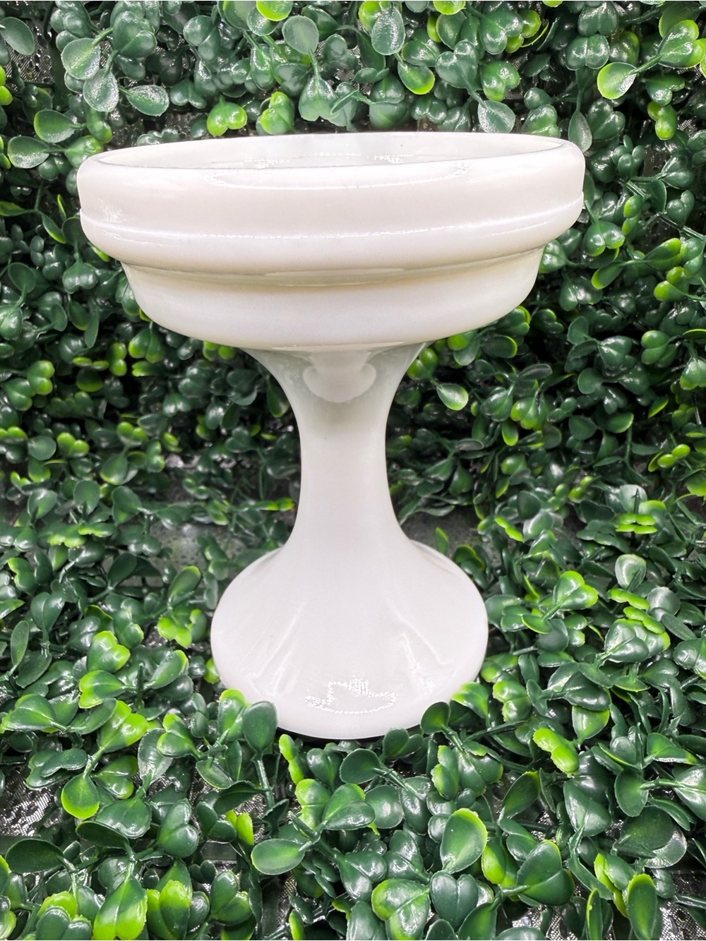 Vintage Westmoreland Satin Glass Floral Fairy Lamp - Picture 3 of 12